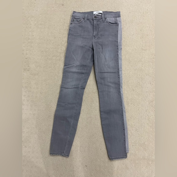 Grey Side Detail Pistola Skinny Jeans - Picture 2 of 5